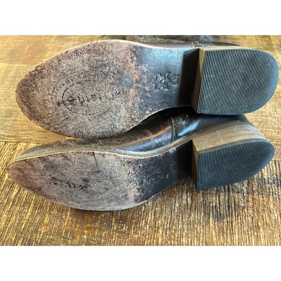 Spirit by Lucchese Bailey Riding Boot Womens 6 M Chocolate Brown Leather Tall - Picture 15 of 15